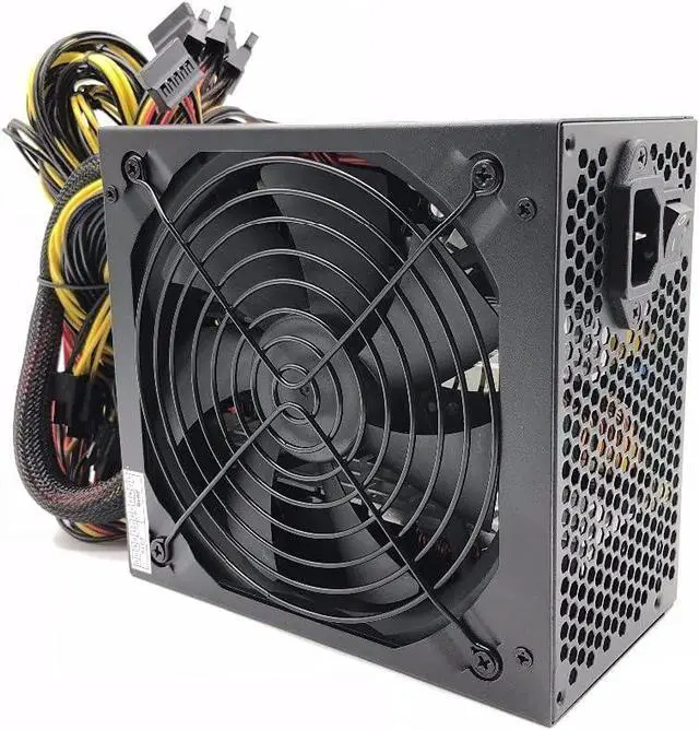 Alt view image 6 of 7 - Asic Bitcoin New Gold Power Supply 2000W Plus ETH Supply ATX Mining Machine Supports 6 GPU Cards Support for Ethereum S9 S7 L3 Rig Mining for ETC Bitcoin Miner 110V-220V
