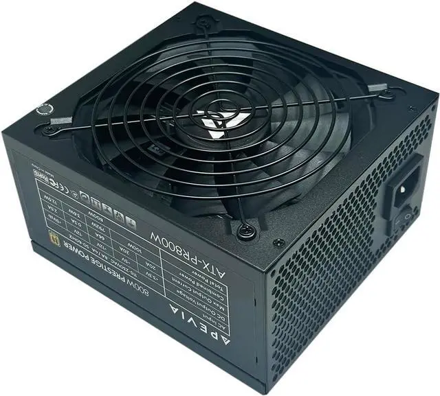 Main image of Apevia ATX-PR800W Prestige 800W 80+ Gold Certified, RoHS Compliance, Active PFC ATX Gaming Power Supply