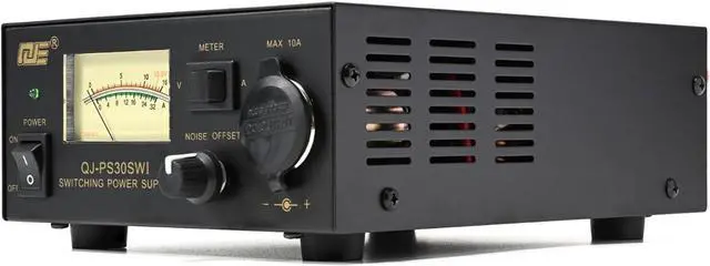 Main image of 13.8V 30A Bench Power Supply, Analog DC Power Supply with Cigarette Plug, Ham Radio Regulated Switching Power Supply, Noise Offset Control