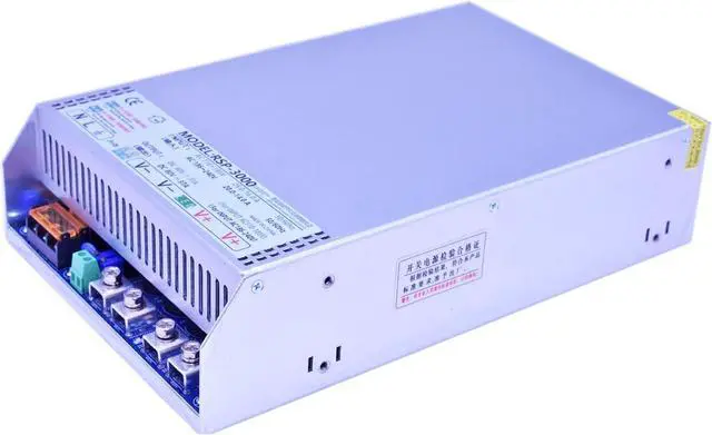 Alt view image 2 of 7 - RSP-3000 Switching Power Supply with Active PFC Function Power 3000W 0~48V 24V 150V 300V 500V 110-240VAC to DC Power Supply for Industrial quipment (DC 24V, AC100V~145V2500W), 2500W~3000W
