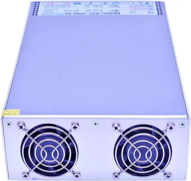 Alt view image 5 of 7 - RSP-3000 Switching Power Supply with Active PFC Function Power 3000W 0~48V 24V 150V 300V 500V 110-240VAC to DC Power Supply for Industrial quipment (DC 24V, AC100V~145V2500W), 2500W~3000W