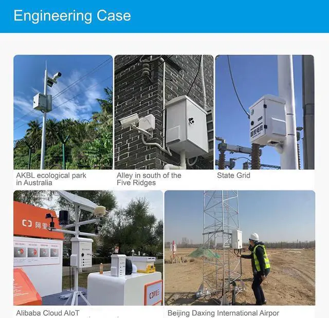 Alt view image 7 of 7 - Electrical Box Enclosure Junction Outdoor - Ventilated Electrical Cabinet Distribution Box Weatherproof Dustproof, Galvanized Plate, Support Wall or Pole Mounted, Size: 11.8"x15.7"x9.8" Relbud