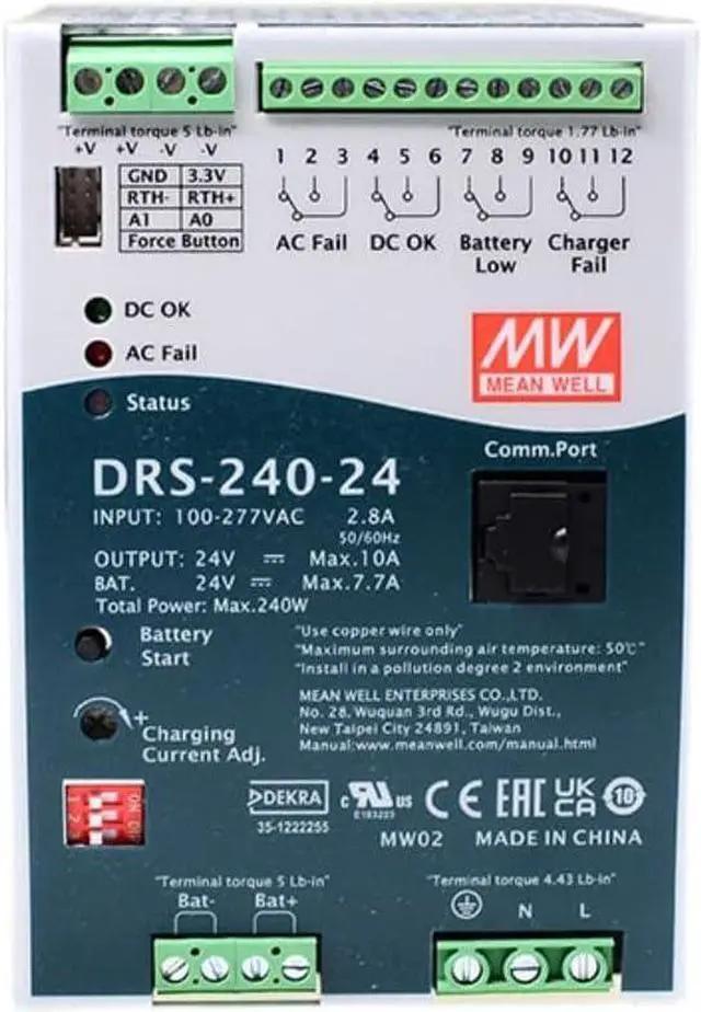 Main image of Mean Well DRS-240-36 36V Guide Power Supply DRS-240