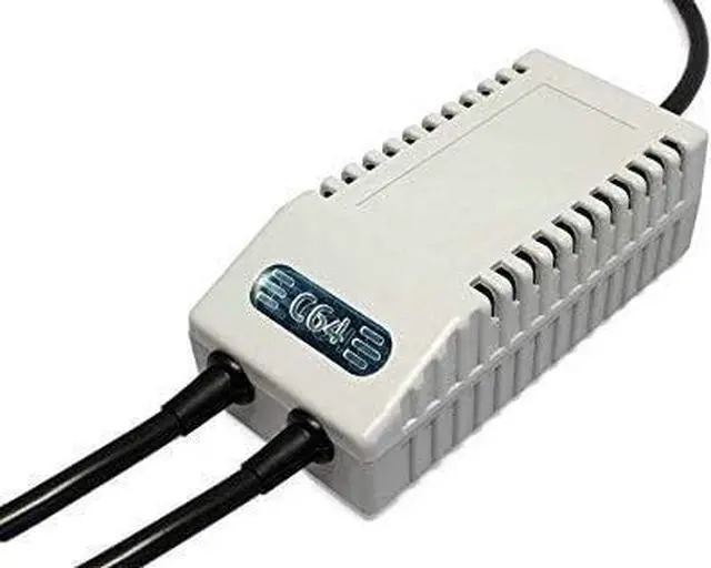 Main image of C64 FDD Dual PSU Modern Gray US - Replacement Commodore 64 + FDD 1541-II Power Supply, US Plug