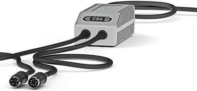 Alt view image 3 of 7 - C64 FDD Dual PSU Modern Gray US - Replacement Commodore 64 + FDD 1541-II Power Supply, US Plug