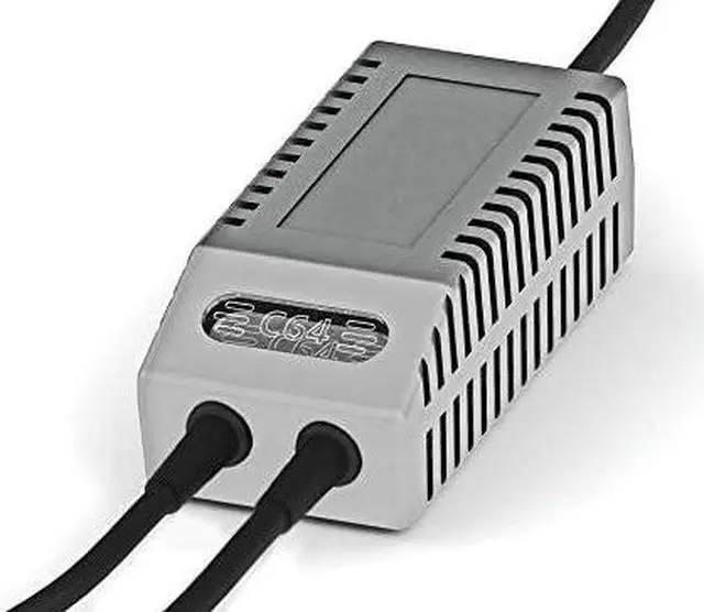 Alt view image 6 of 7 - C64 FDD Dual PSU Modern Gray US - Replacement Commodore 64 + FDD 1541-II Power Supply, US Plug