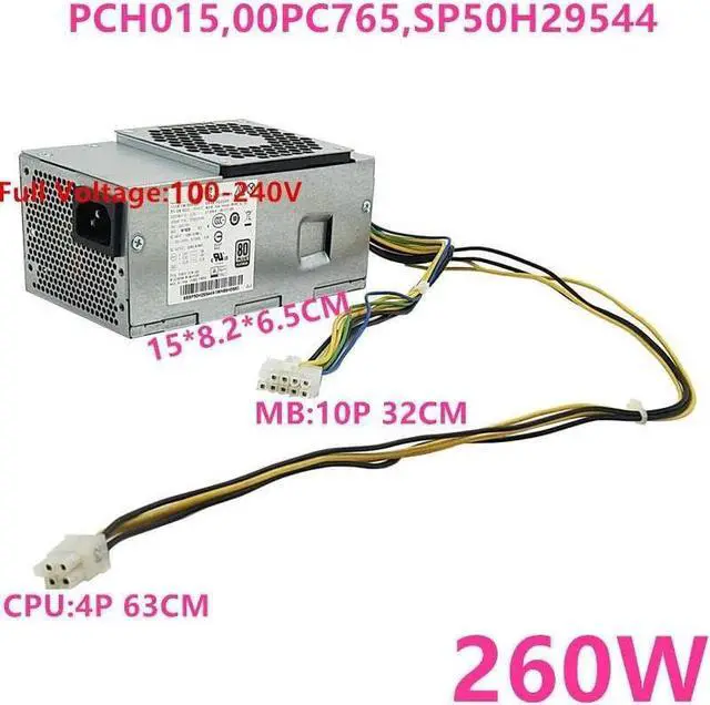 Alt view image 5 of 5 - PSU for TFX M310 410 610 710 H3060 5060 510s 10Pin 260W Power Supply PCH015 FSP260-20TLA HK360-71PP PCK012