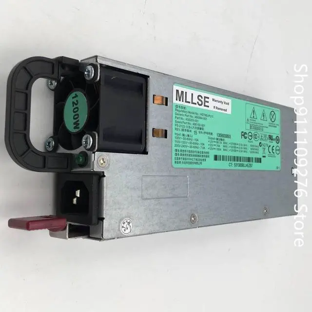 Alt view image 5 of 5 - 1200W Server Power Supply for DL580 G7 980G7 HSTNS-PL11 490594-001 498152-001 for mining power supply
