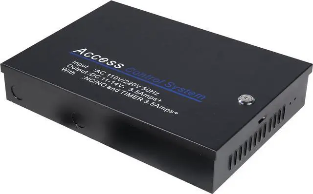 Main image of UHPPOTE Input AC220V Output DC12V 3.5A Metal Power Supply Box for Door Access Control Board