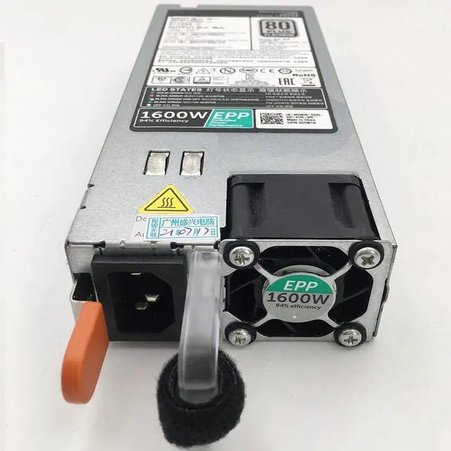 Alt view image 3 of 6 - D1600E-S0 for R630 R730XD R740 FX2S Server Power Supply D1600E-S1 F1600E-S0 T4GCW D5W1N 1600W