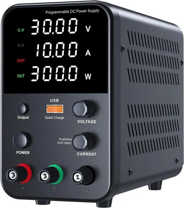 Alt view image 2 of 7 - dc Power Supply Adjustable DC Power Supply 30V 10A 60V 5A Lab Power Source Stabilized Power Supply Voltage Regulator Switch 220V (Color : WPS605H 60V 5A)