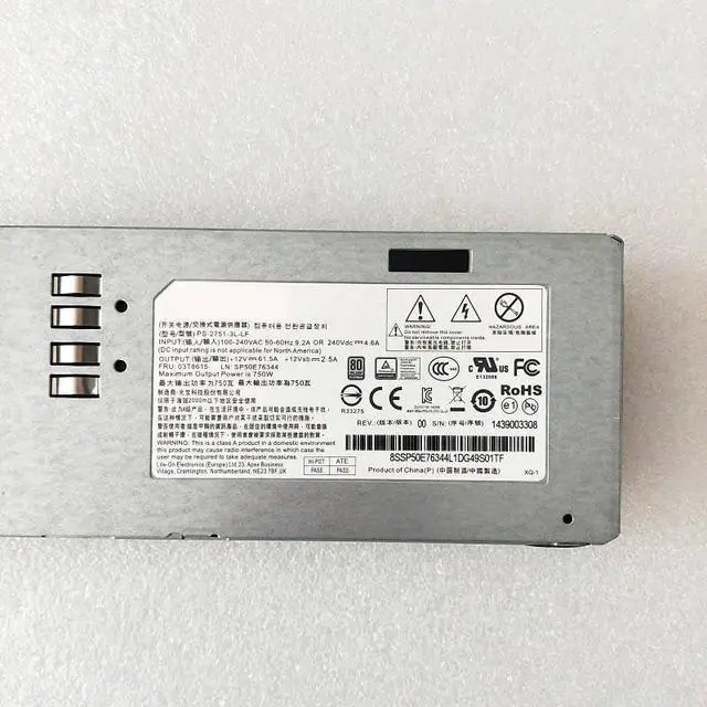 Alt view image 5 of 6 - PSU for RD650 RD550 RD450 RD350 750W Switching Power Supply PS-2751-3L-LF