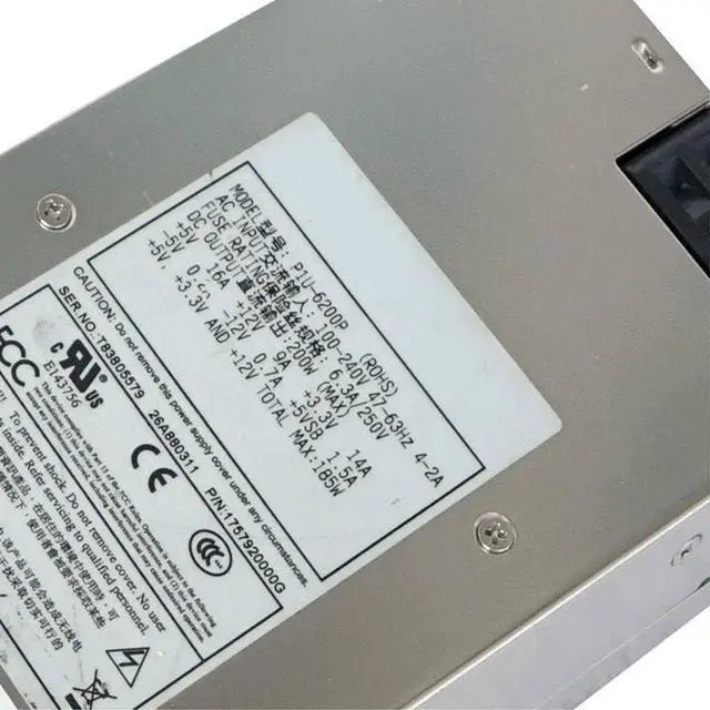 Alt view image 4 of 5 - PSU for ATX 20+4P 1U 200W Power Supply P1U-6200P