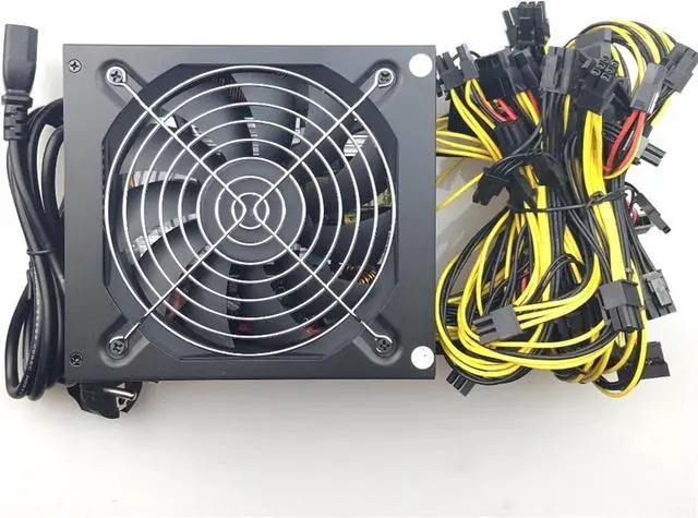 Alt view image 4 of 7 - 1600w Computer Power Supply Mining rig antminer pico PSU asic Bitcoin Miner for rx 470 rx 580 rx 570 rx480 ATX BTC