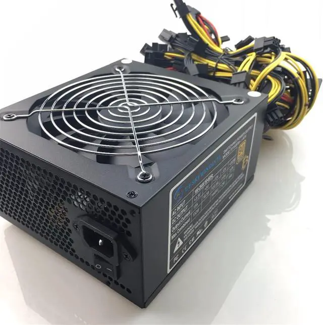 Alt view image 6 of 7 - 1600w Computer Power Supply Mining rig antminer pico PSU asic Bitcoin Miner for rx 470 rx 580 rx 570 rx480 ATX BTC