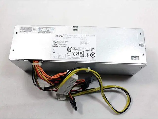Alt view image 4 of 7 - Optiplex 390 790 990 3010 SFF Desktop Power Supply CCCVC H240AS-00 SFF Computer Power Supply 240 Watt