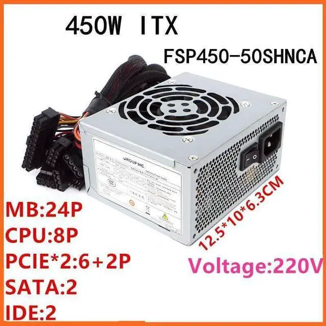 Alt view image 2 of 6 - PSU for FSP Mini ITX SFX 450W Switching Power Supply FSP450-50SHNCA FSP350-50SHNCA