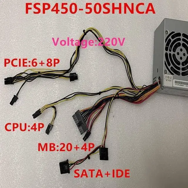 Alt view image 4 of 6 - PSU for FSP Mini ITX SFX 450W Switching Power Supply FSP450-50SHNCA FSP350-50SHNCA
