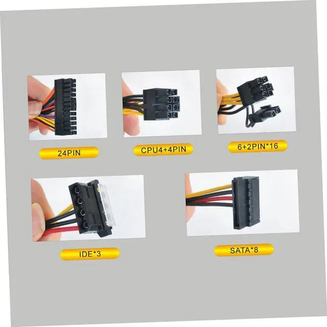 Alt view image 7 of 7 - Power Supply Computer Power Adapter Computer Part Silent Power Source Computer Power Source