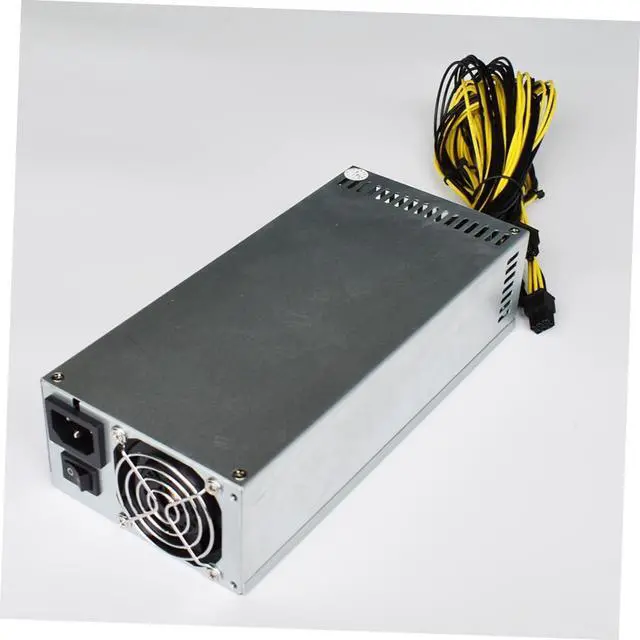 Alt view image 6 of 7 - 2pcs Miner Power Supply Desktop Computer Power Supply Quiet Power Supply Silent Power Source Mining Computer Power Adapter Computer Part Computer Power Source Silent Power Supply