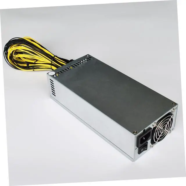 Alt view image 5 of 7 - 2pcs Miner Power Supply Desktop Computer Power Supply Quiet Power Supply Silent Power Source Mining Computer Power Adapter Computer Part Computer Power Source Silent Power Supply
