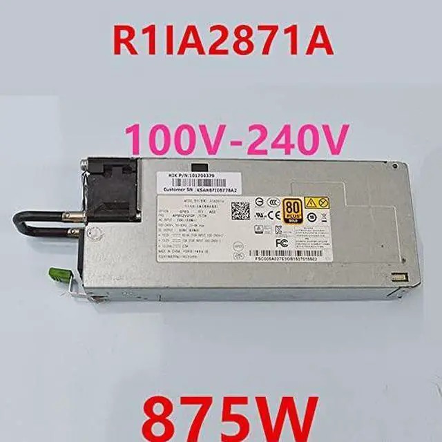 Alt view image 3 of 3 - PSU for 80plus Gold 875W Power Supply R1IA2871A R2IS7871A
