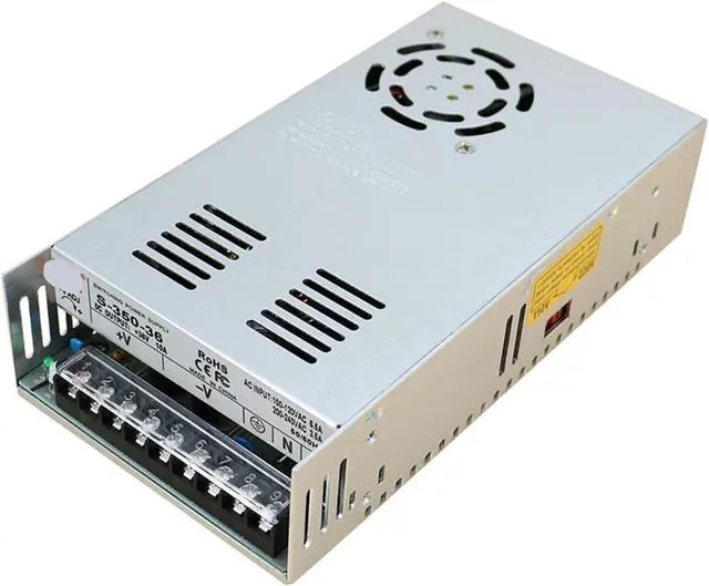 Main image of 350W Switching Power Supply S-350-24V 14.6A / 5V 60A / 12V 30A / 36V 48V DC for 57 Stepper Motor of CNC Milling Machine (Color : S-350W 24V 14.6A)