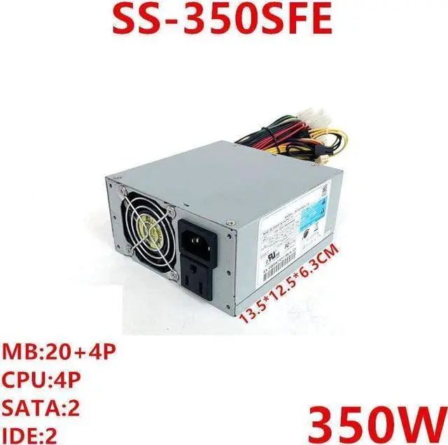 Alt view image 3 of 3 - PSU for SFX MATX 350W Power Supply SS-350SFE