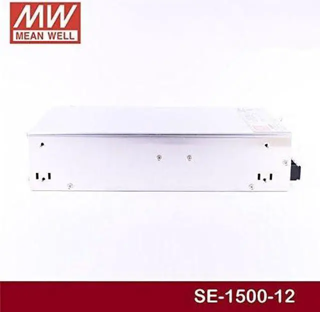Alt view image 2 of 3 - Enclosed Type 1500W 12V 125A SE-1500-12 Meanwell AC-DC SMPS SE-1500 Series MEAN WELL Switching Power Supply
