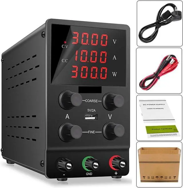 Alt view image 2 of 7 - dc Power Supply 120V/60V/30V 10A / 5A Digits Digital Variable LAB DC Power Supply Adjustable Voltage Regulator Laptop Repair Rework AC 110V/220V (Color : Programmable 120V3A, Size : 220V)