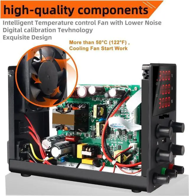 Alt view image 6 of 7 - dc Power Supply 120V/60V/30V 10A / 5A Digits Digital Variable LAB DC Power Supply Adjustable Voltage Regulator Laptop Repair Rework AC 110V/220V (Color : Programmable 120V3A, Size : 220V)