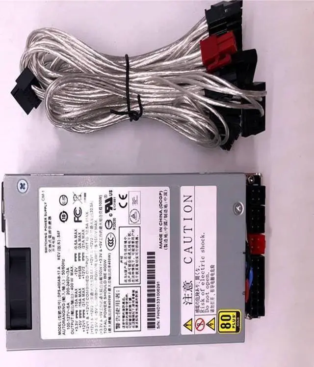 Alt view image 2 of 6 - PSU for Fully Modular 80plus Gold AIO HTPC Flex Small 1U K39 400W Switching Power Supply DPS-400AB-17 A