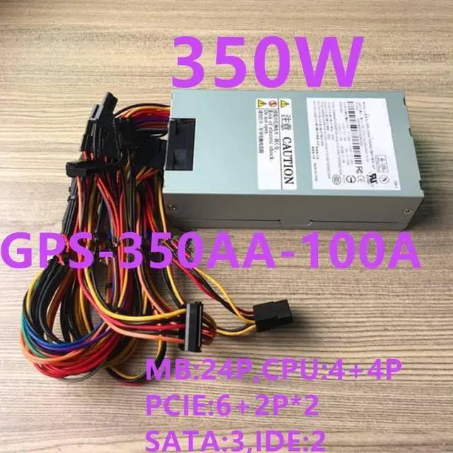 Alt view image 4 of 4 - PSU for AIO ITX Flex NAS HTPC Small 1U K39 K49 T34 R47 R44 M41 A35 ZS-A4 G5 350W Power Supply GPS-350AA-100A