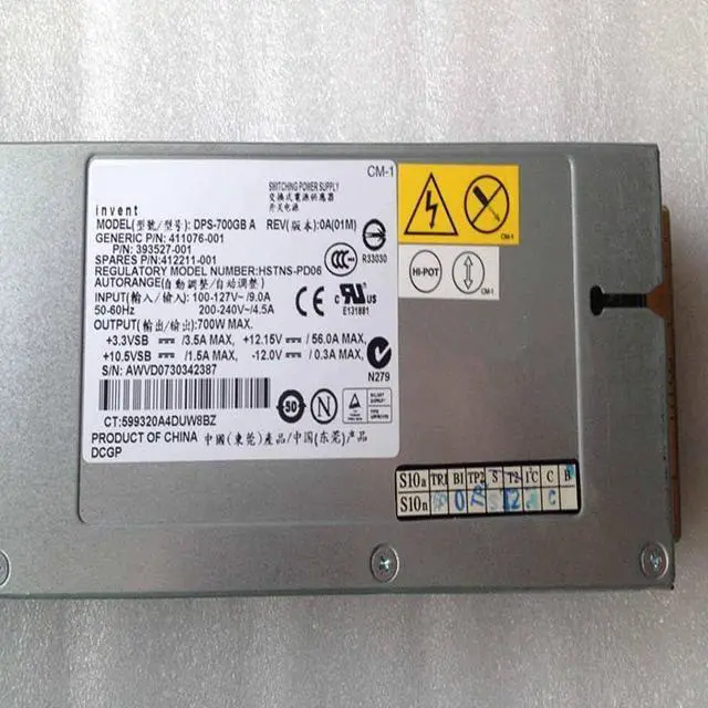 Alt view image 5 of 6 - PSU for DL360G5 700W Power Supply DPS-700GB A 412211-001 411076-001 393527-001