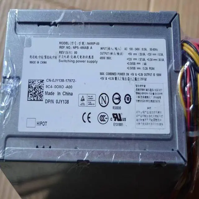 Alt view image 3 of 4 - PSU for T300 490W Switching Power Supply N490P-00 H490P-00 JY138 DU643 NPS-490AB A