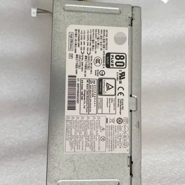 Alt view image 3 of 4 - DPS-500AB-32A for desktop Z2 800 880 G3 G4 G5 power supply 901759-013