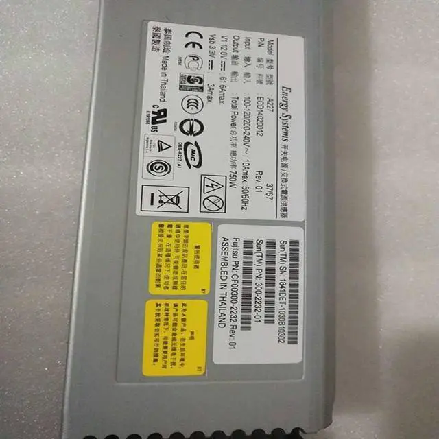 Alt view image 2 of 3 - Almost PSU for Sun SPARC T5220 750W Switching Power Supply A227 300-2232-01 ECD14020012