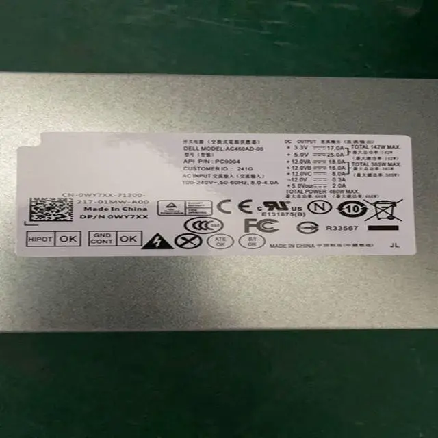 Alt view image 2 of 3 - PSU for D06S 660S V270S 460W Upgrade Power Supply AC460AD-00 L220AS-00 H220AS-00 DPS-220UB A CPB09-D220R PS-5221-06