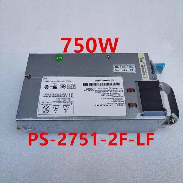 Alt view image 5 of 5 - PSU for R520G7 750W Power Supply PS-2751-2F-LF