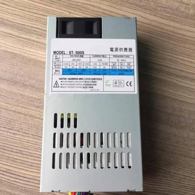 Alt view image 3 of 4 - PSU for AIO ITX Flex NAS HTPC Small 1U K39 K49 T34 R47 R44 M41 A35 S3 ZS-A4 G5 500W Power Supply ST-500IS