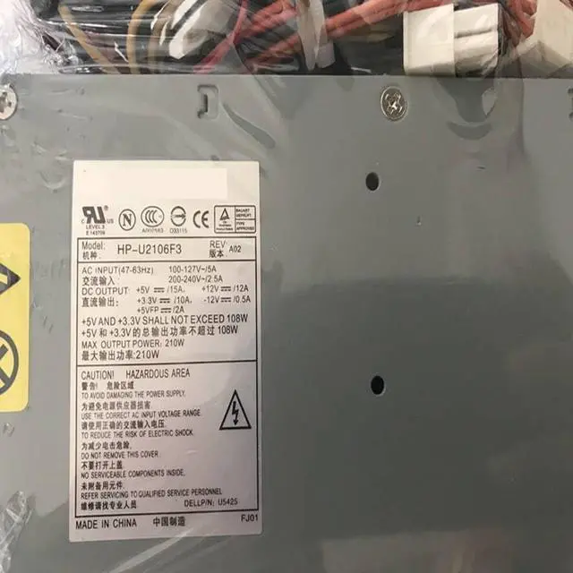 Alt view image 4 of 5 - PSU for GX60 240 260 270 280 4500 210W Power Supply U1806F3 NPS-180BB A U2106F3 NPS-210AB C NPS-210AB A