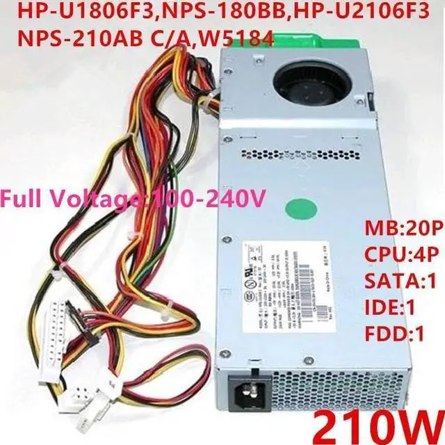 Alt view image 5 of 5 - PSU for GX60 240 260 270 280 4500 210W Power Supply U1806F3 NPS-180BB A U2106F3 NPS-210AB C NPS-210AB A