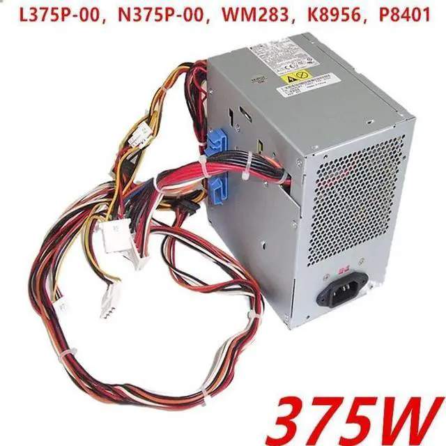 Alt view image 6 of 6 - PSU for 9150 9100 380 420 430 440 389 390 3400 375W Power Supply L375P-00 N375P-00 WM283 K8956 PS-6371-1DF2-LF