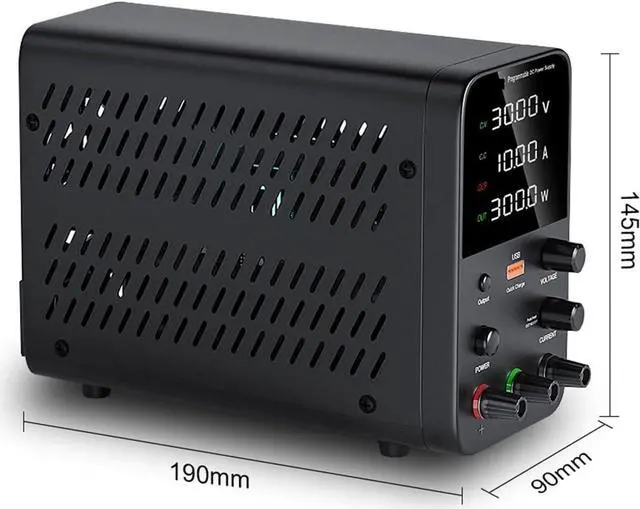 Alt view image 4 of 6 - dc Power Supply Adjustable DC Power Supply 30V 10A Laboratory Programmable Power Supply 60V 5A USB Power Supply Short Circuit (Color : 30V 5A)