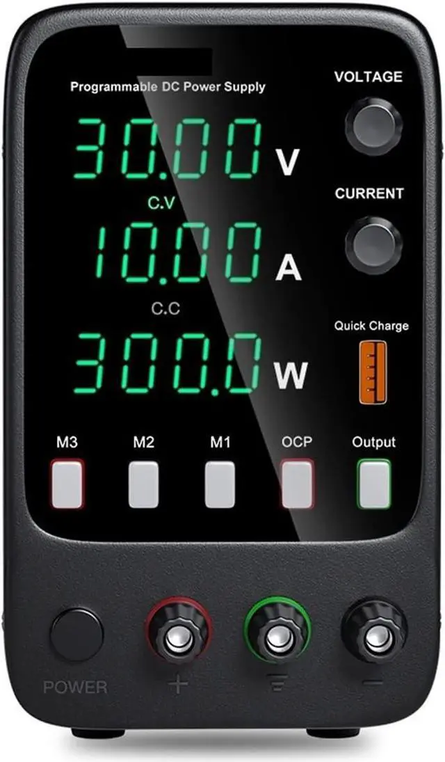 Main image of dc Power Supply USB Laboratory Power Supply 30V, 10A Adjustable DC Power Supply with Memory Function programmable Switching Power Supply (Color : APS3010H)