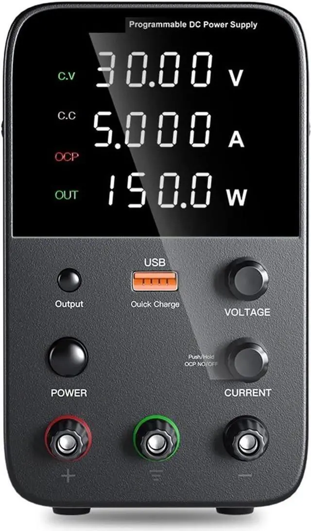 Main image of dc Power Supply USB Laboratory Power Supply 30V, 10A Adjustable DC Power Supply with Memory Function programmable Switching Power Supply (Color : WPS305H)