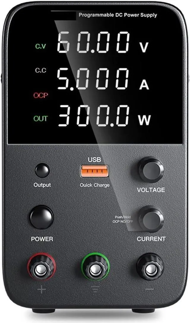 Main image of dc Power Supply USB Laboratory Power Supply 30V, 10A Adjustable DC Power Supply with Memory Function programmable Switching Power Supply (Color : WPS605H)