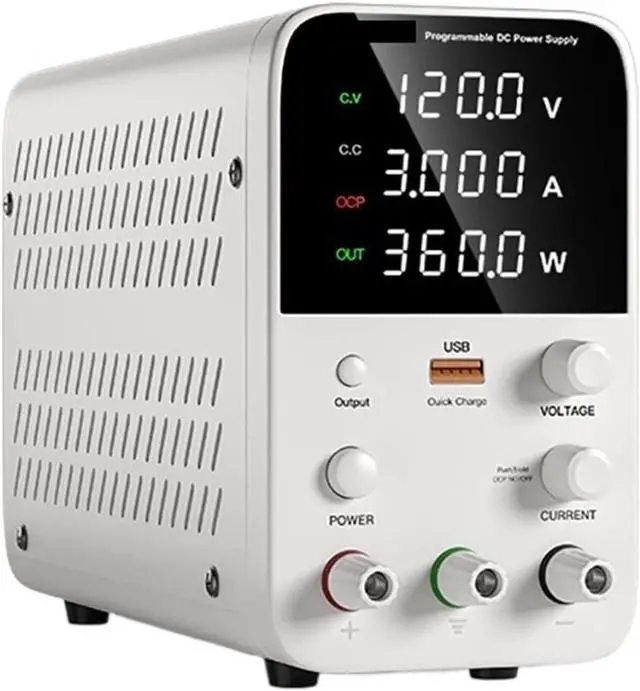 Main image of dc Power Supply Laboratory Workbench Power Supply 30V 10A Adjustable DC Power Supply Programmable Memory Function Switching Power Supply (Color : WPS1203B 120V 3A)