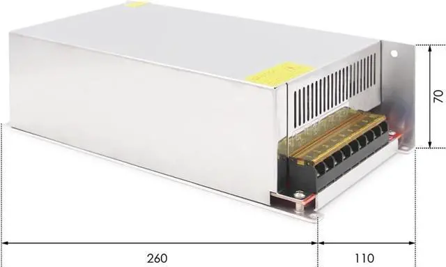 Alt view image 3 of 6 - DC Switching Power supply 800W output 12/24/36/48V DC Power Supply Switch(0-70V)