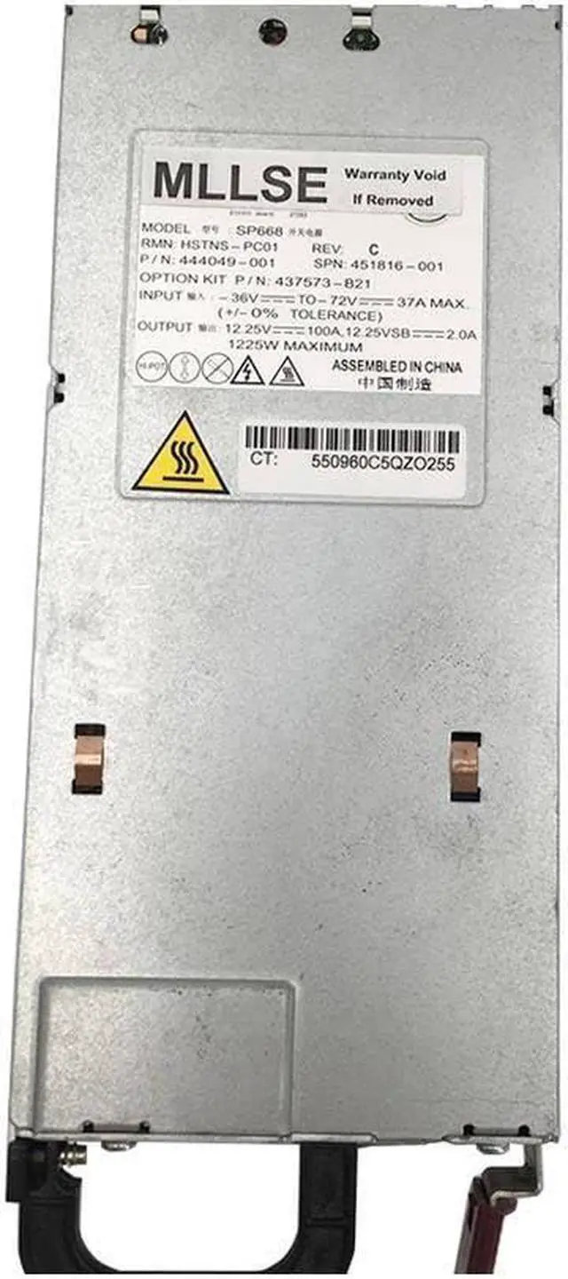 Main image of for Sever Power Supply for DL380 G6 G7 HSTNS-PC01 444049-001 437573-B21 451816-001 1225W Work Good